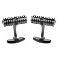 Cufflinks Zancan Man Hi Teck in Steel Spinello EHG044 - EHG044